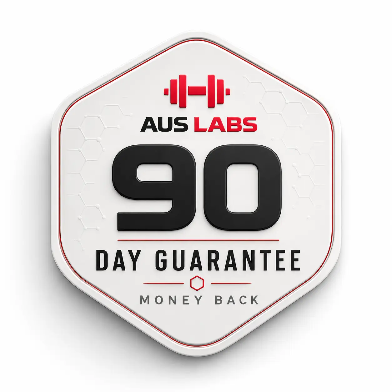 AUS LABS 90 Day Guarantee Shield